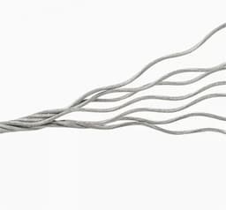 Roestvrijstalen Kabel - Staaldraad Waslijn - Buiten Ophangen - 7x7 Strengen Constructie - 10 Meter 2mm - Zilverkleurig — thumbnail 4