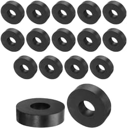 Rubberen spacers - Anti-vibratie bussen - Trillingen dempen - Olie en corrosiebestendig - 40x16x10 mm - Zwart — thumbnail 1
