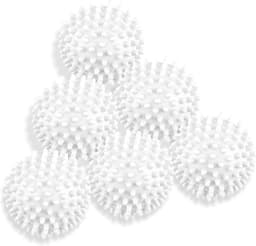 Daity 6 stuks - Herbruikbare wasballen die niet in de knoop raken - voor het verzachten van kleding - het verminderen van kreukels en statische elektriciteit. — thumbnail 1