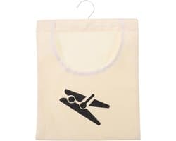 Wasknijpertas Organizer - Opbergtas - Efficiënt Opbergen - Windbestendig Ontwerp - 35.7 cm Breed - Beige — afbeelding 1