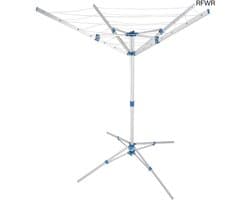 Droogmolen met Voet voor Camping & Thuis - Wasrek Staand - Droogrek Inklapbaar - Compact