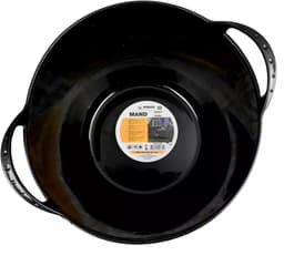 Benson Flexibele opbergmand - 12 liter - zwart - multifunctioneel - met hengsels — thumbnail 2