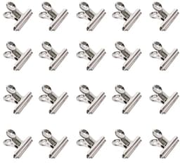 22 mm Bulldog Clips - Sterke Metalen Klemmen voor Documenten, Foto's en Labels - 20 Stuks — thumbnail 1
