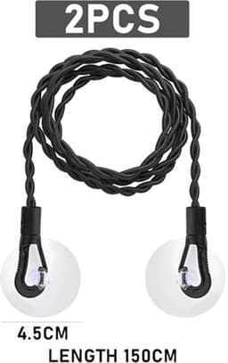 2 Pcs Travel Clothesline, Retractable Clothesline, Clothes Line with Suction Cup, Portable Washing Cord Travel Accessories, Suitable for Travel, Outdoor Camping — thumbnail 2