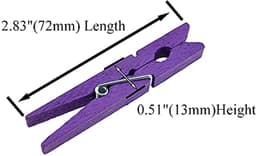 Kleurrijke Houten Wasknijpers - Stevige, Duurzame 16-Pack voor Wasserij en Doe-Het-Zelf Projecten — thumbnail 5