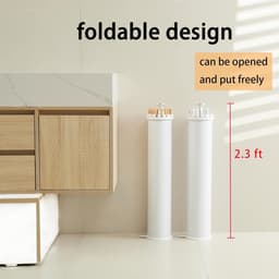 Tripod Drying Rack for Clothes - Portable and Foldable Space Saving Clothes Drying Rack with 16 Wooden Bars — thumbnail 4