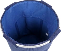Wasbak MCW-C34, Wasmand Wasbox Waszak Wasbak met net, 55x39cm 65l ~ koord blauw — thumbnail 4