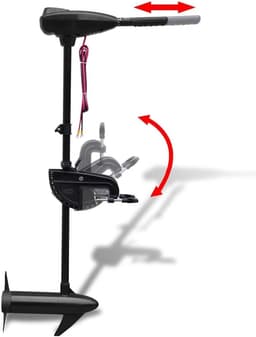 Trolling-motor, 20 kg, elektrische buitenboordmotor, 12 V, 576 W — thumbnail 4