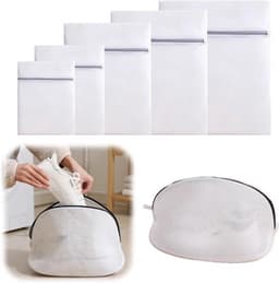 Wasnet Set van 9 Stuks - Herbruikbare Waszakken voor Kleding, Schoenen en Sneakers in Diverse Maten met Drievoudige Dikte — thumbnail 1