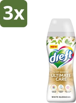 3 x Dreft - Ultimate Care - Wasverzachter - Geurbooster - Gekleurde Was - Witte Bloem - 15 Wasbeurten - Wasmiddel - Geurbooster - Kleurbescherming - Wasverzachter - Vezelverzorging — thumbnail 1