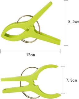 Allecto Plus - Strandhanddoekclips 8 Stuks, Grote Wasknijper Handdoekknijpers, in — thumbnail 2