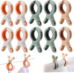 Wasknijpers Kunststof - Kledingklemmen Clips - Wasgoed Drogen - Goede Grip - 50 Stuks - Roze — thumbnail 5