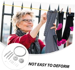 Roestvrijstalen Waslijn - Drooglijn Buiten - Kleding Drogen - Windbestendig Ontwerp - 500 cm - Diverse kleuren — thumbnail 5