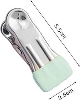 Wasknijpers Roestvrij Staal - Robuuste Klemmen - Kleding Drogen - Corrosiebestendig Ontwerp - 50 Stuks - Paars — thumbnail 5