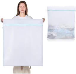 Solidchoice - Grote Wasnet van 70 x 90 cm met Rits — thumbnail 2