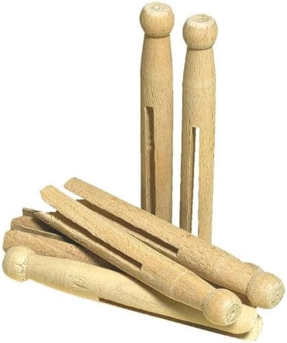 Stormwasknijpers - Wasknijpers set - Kleding drogen - Roestvrij staal - 50 stuks - Zilver — afbeelding 1