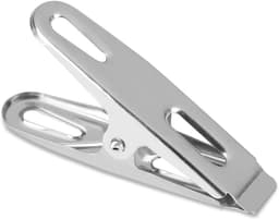 Kledingknijpers RVS - Waslijnprikkers Klemmen - Kleding Drogen - Roestvrij Windproof - 20 stuks - Zilver — thumbnail 5