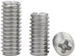 Madenschroeven M3x4mm - 100 Stuks - Roestvrij Staal - Pinschroeven - Schroefdraadpennen - Schroefdraadgat — thumbnail 1