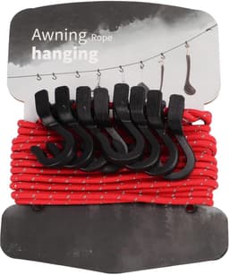 Waslijn, Reiswaslijn Waslijn voor Kamperen, Balkon Kleding Drooglijn, Tent Camping Lanyard Touw Waslijn — thumbnail 1
