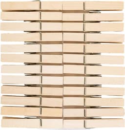 Houten Knijpers - Mini Clips - Knutselen Decoratie - Natuurlijk Hout - 90 Stuks - Beige — thumbnail 2