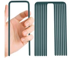 Dailygoods - 50 Stuks U-vormige Grondankers voor Tuin en Camping 150x30x3mm