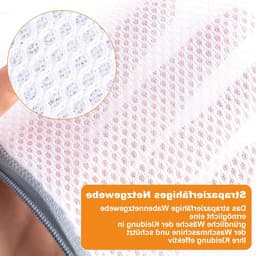Set van 3 Wasnetten voor Bh's en Ondergoed - 18 x 20 cm Herbruikbare Waszakken met Verstevigde Rits voor Kleding en Sokken — thumbnail 4