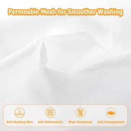Waszakken, waszakken mesh waszakken met Dense & Coarse mesh, duurzame lingerie zakken voor het wassen van delicates, waszakken voor wasmachine organizer reiskleding tassen — thumbnail 5