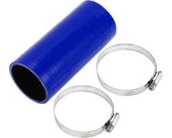 SnelShoppen - Auto Silicone Slang Koelslang 60mm Binnendiameter 150mm Lengte 0 Graden 4-Laags 5mm Dikke Luchtinlaat/Turbo/Intercooler Leidingbuis Zwar