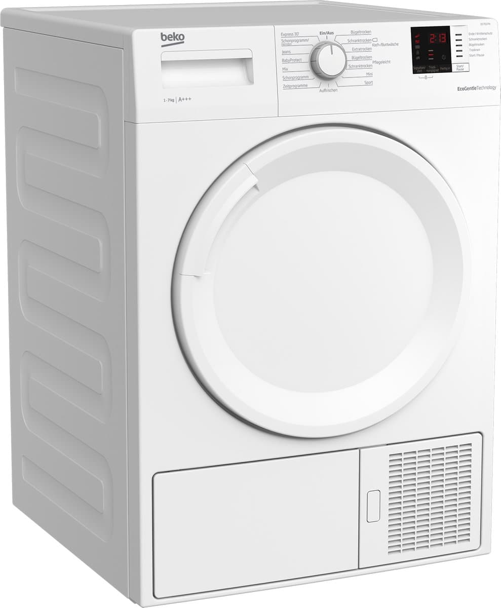 Beko DS7512PA wasdroger Vrijstaand Voorlader 7 kg Wit — afbeelding 1