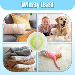 12pcs Dierenhaar Verwijderaar - Wasmachine Magic Balls - Herbruikbare Kat en Hond Haar Verwijderaar voor de Wasmachine — thumbnail 3