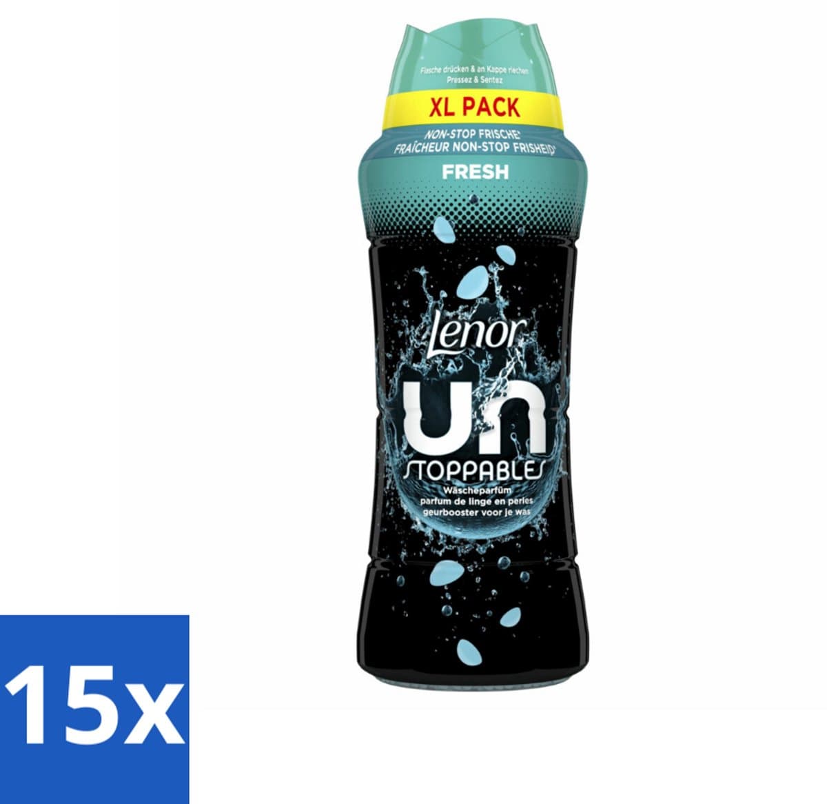 Lenor Unstoppables - Geurbooster - Fris - Non-Stop Frisheid - Grootverpakking - Bulkverpakking - 15 stuks — afbeelding 1