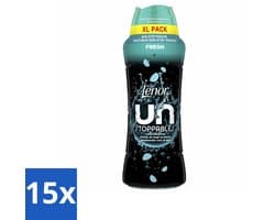 Lenor Unstoppables - Geurbooster - Fris - Non-Stop Frisheid - Grootverpakking - Bulkverpakking - 15 stuks