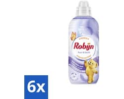 Robijn – Wasverzachter – Puur & Zacht – 780 ml - Voordeelverpakking - 6 stuks