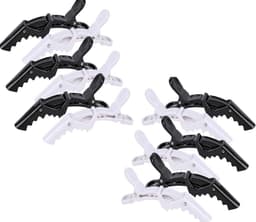 Professionele Haarclips Kappersclips, Verdelingsklemmen voor Dames - 12 Stuks Kunststof — thumbnail 1