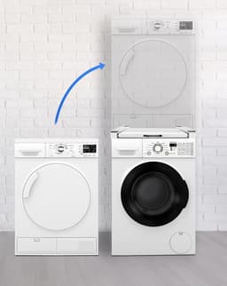Opbouwmeubel voor wasmachines met plank - Verhoger en aansluitframe — thumbnail 4