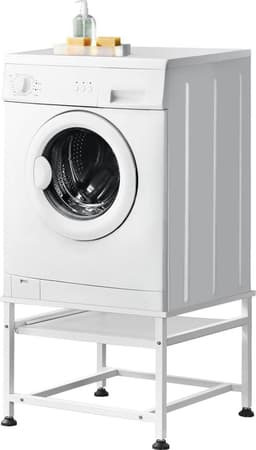 Wasmachine sokkel verhoger met plank 63x54x31 tot 150 kg — thumbnail 1