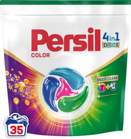 Persil Discs Color - Wascapsules - Krachtige Vlekverwijdering - Hygiënische Frisheid - Gekleurde Was - 35 Wasbeurten — thumbnail 1