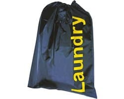 Waszak Zwart 55 x 70 cm – Stevige Opbergtas voor Vuile Was & Schoenen