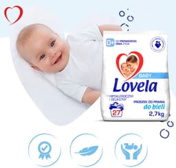 Lovela Baby - Wasmiddel voor Witte Kleding - Hipoallergeen - 2,7kg — thumbnail 2