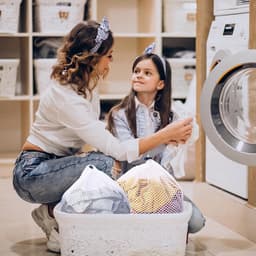 Set van 3 Wasnetjes voor Delicate Kleding, Machinewasbare Trekkoord Tas voor Sokken, Ondergoed en Broeken (30x40cm, 40x50cm, 50x60cm) — thumbnail 4