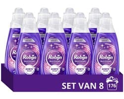 Robijn - Advanced Quickwash Vloeibaar Wasmiddel Optimum White 22 Wasbeurten - 8 x 837 ml - Voordeelverpakking