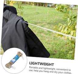 Waslijn Set - Droog Touw - Kleding Drogen - Met Haken - 20 Meter - Diverse Kleuren — thumbnail 3