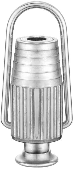 Dailygoods- Waslijnspanner Aluminium - Katrol - Waslijnbevestigingsgereedschap - Duurzaam - Voor binnen/buiten - Afmetingen 8x3,5x3 cm - Waslijn — thumbnail 1
