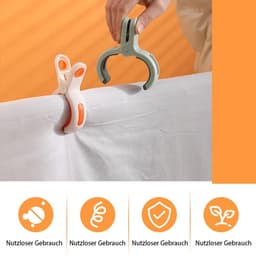 Dailygoods- Handdoekklemmen Grote Grip - 12 Stuks - Antislip Klemmen - Winddichte Clips - Lichtgewicht - Robuuste Constructie - Wasklemmen — thumbnail 5