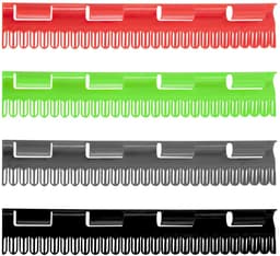 Dailygoody - Sokkendroger - Klein kunststof - Multifunctioneel drogen - Grijs, rood, groen, zwart - Sokkenhouder - Geschikt voor sokken en onderg — thumbnail 1