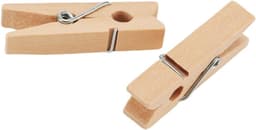 Mini houten wasknijpers, 400 stuks, 3,5 x 0,7 cm, perfect voor knutselen, DIY projecten en decoratie — thumbnail 2