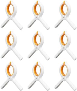 Dailygoods - Set van 9 Antislip Handdoekknijpers voor Strand en Zwembad — thumbnail 1