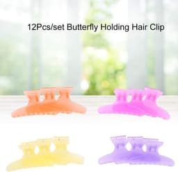 12 Stks/set Vlinder Haarspeld, Vlinder Holding Haar Clip Haar Sectie Klauw Clip Kappers Tool — thumbnail 2