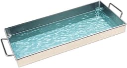 Opvangbak Wasmachine - Lekbak Roestvrijstaal - Apparaten Beschermen - Stevig Metaal - 30x60cm - Zilver — thumbnail 1