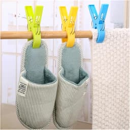 Grote Kleding Clips - Handdoek Knijpers - Wasgoed Droge - Brede Klemmen - 12 cm - Lichtgekleurd — thumbnail 2